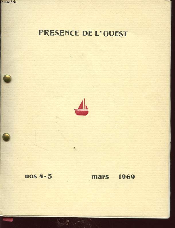 PRESENCE DE L OUEST NOS 4-5 MARS 1969
