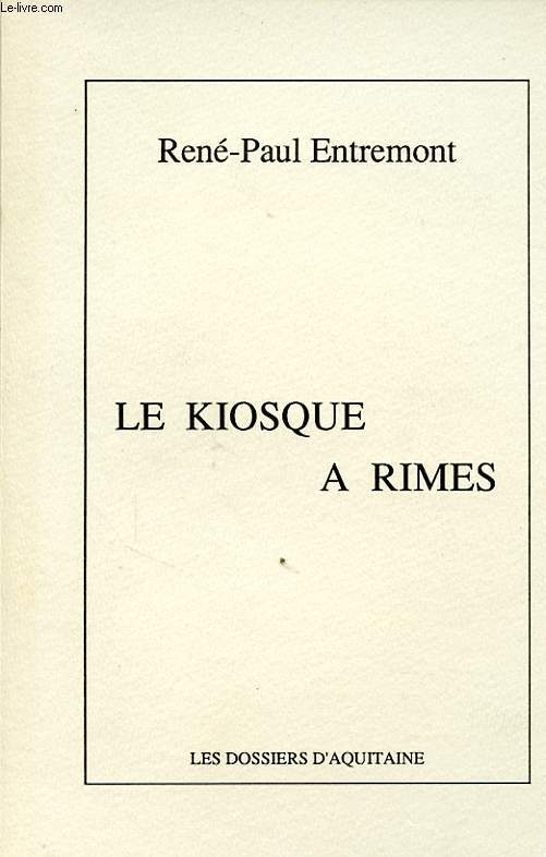 LE KIOSQUE A RIMES avec un envoi de l auteur