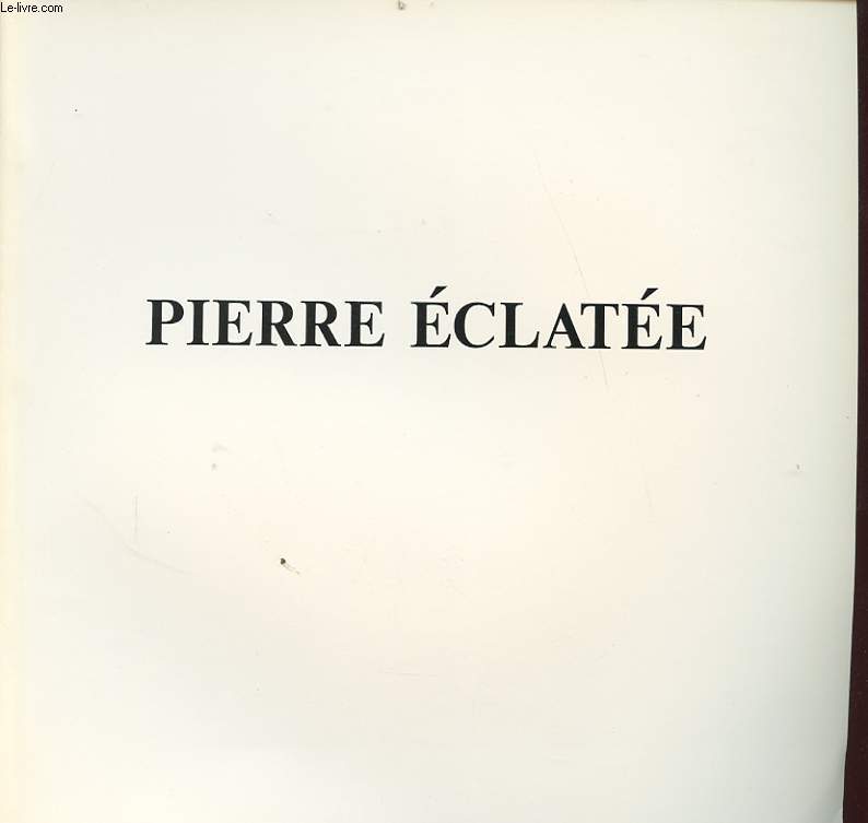SAINT MALO LE MONT ST MICHEL : PIERRE ECLATEE