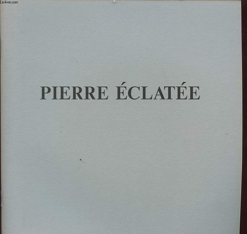 RENNES BROCELIANDE LE MONT ST MICHEL : PIERRE ECLATEE