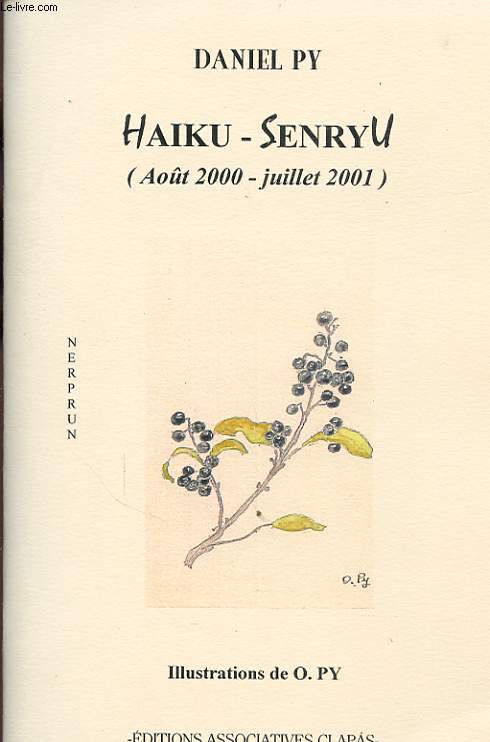 HAIKU SENTYU avec un envoi de l auteur.