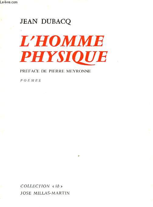 L HOMME PHYSIQUE