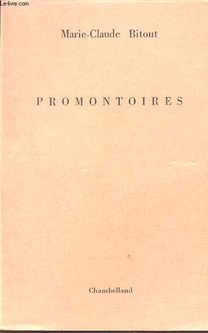 PROMONTOIRES Avec un envoi de l auteur.