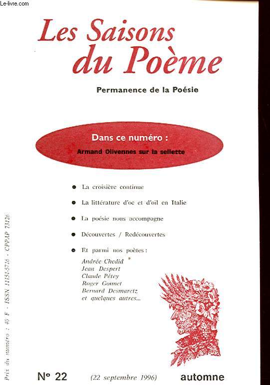 ARMAND OLIVENNES SUR LA SELLETTE