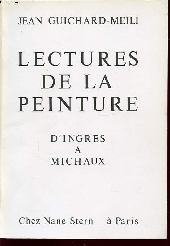 LECTURE DE LA PEINTURE D INGRES A MICHAUX