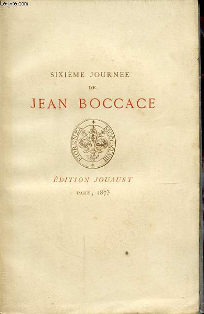 SIXIEME JOURNEE DE JEAN BOCCACE
