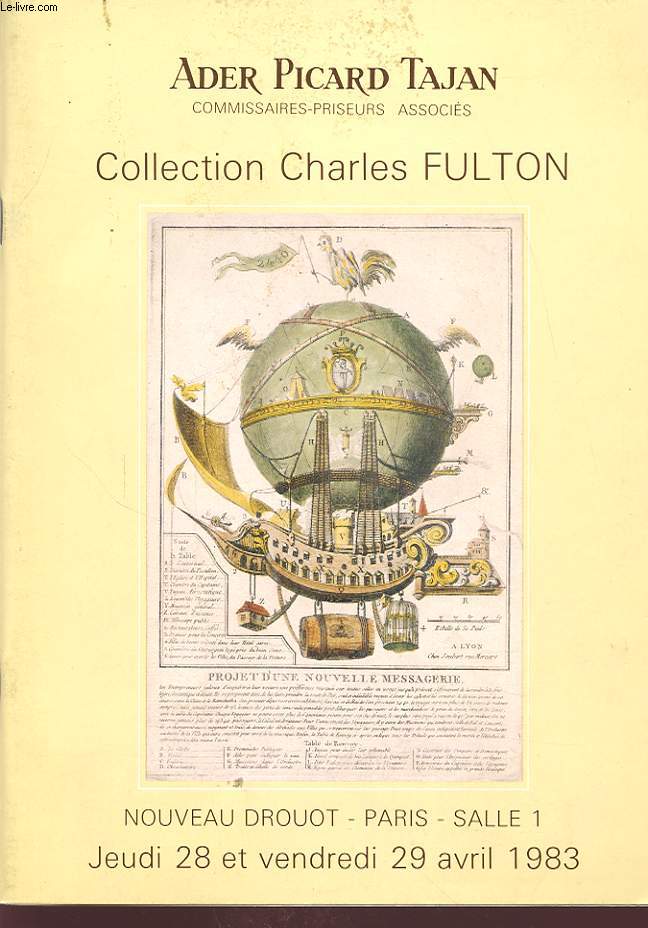 CATALOGUE VENTES AUX ENCHERES COLLECTION CHARLES FULTON