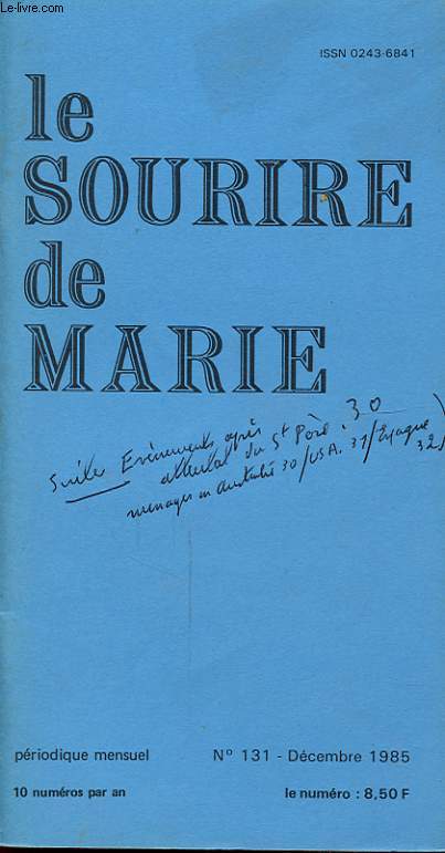 LE SOURIRE DE MARIE N131 : Voeux de mere elisabeth o.c.d. ...