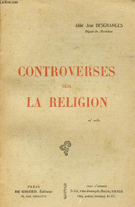 CONTROVERSES SUR LA RELIGION