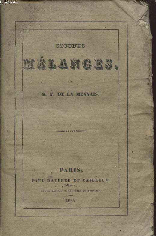 SECONDS MELANGES
