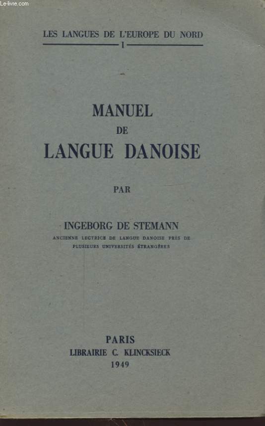 MANUEL DE LANGUE DANOISE