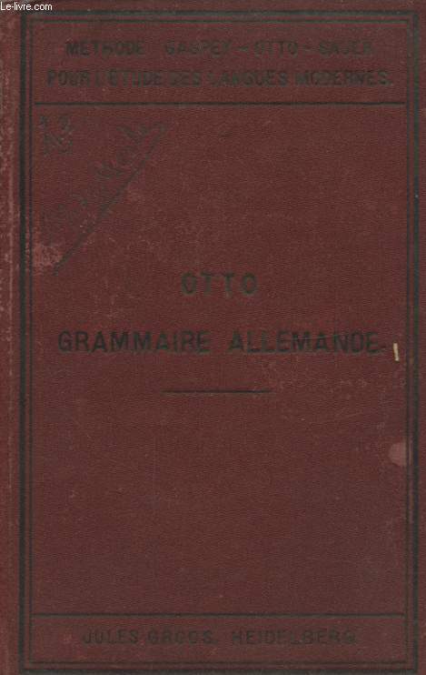 NOUVELLE GRAMMAIRE ALLEMANDE