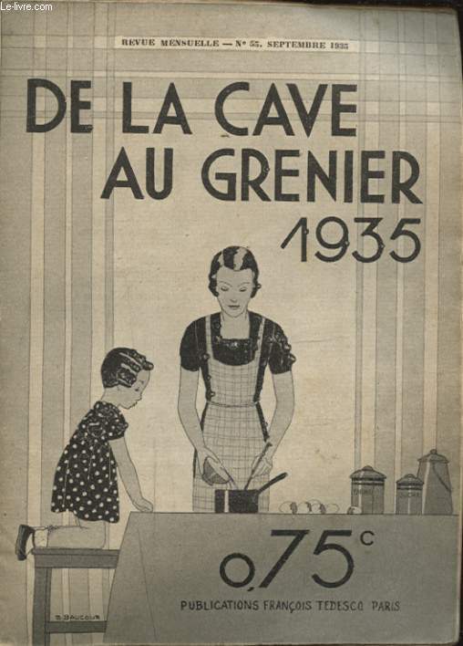DE LA CAVE AU GRENIER N55 SEPTEMBRE 1935