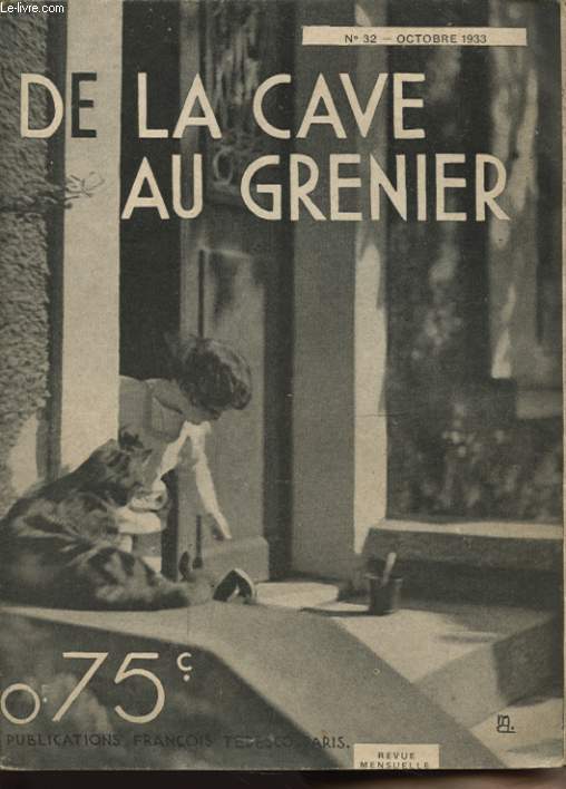DE LA CAVE AU GRENIER N32 OCTOBRE 1933
