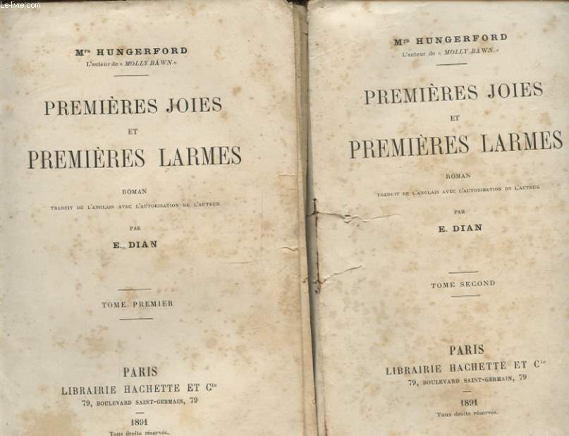 PREMIERES JOIES ET PREMIERES LARMES TOME 1 ET 2