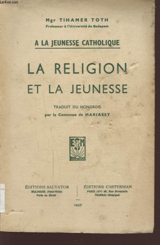 LA RELIGION ET LA JEUNESSE