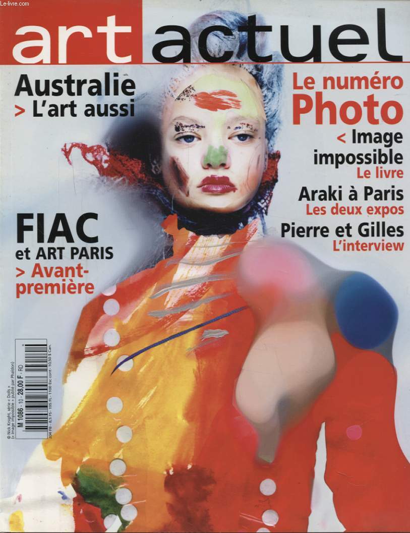 ART ACTUEL N10 : AUSTRALIE L ART AUSSI - FIAC ET ART PARIS AVANT PREMIERE - LE NUMERO PHOTO IMAGE IMPOSSIBLE...