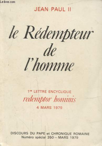 LE REDEMPTEUR DE L HOMME