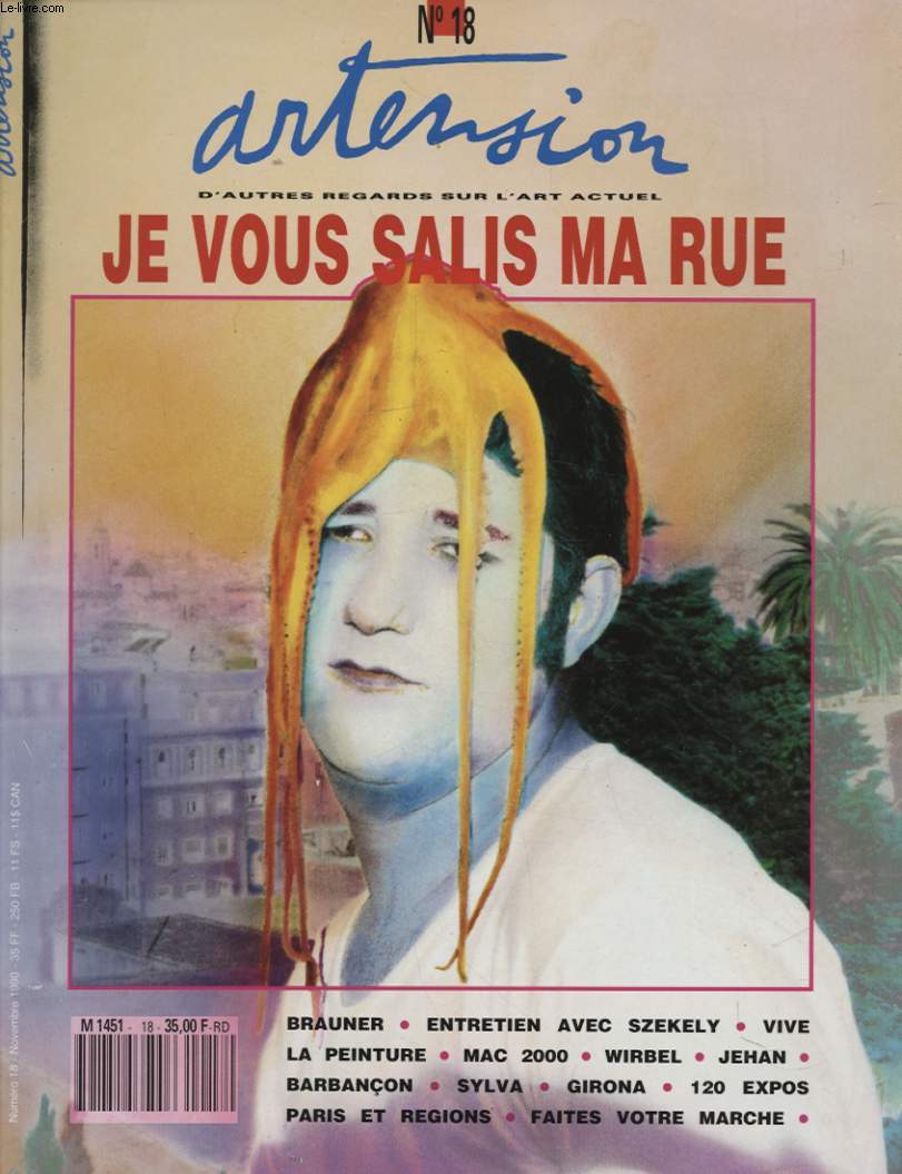 ARTENSION N18 : JE VOUS SALIS MA RUE...