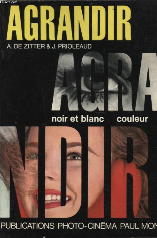 AGRANDIR NOIR ET BLANC COULEUR