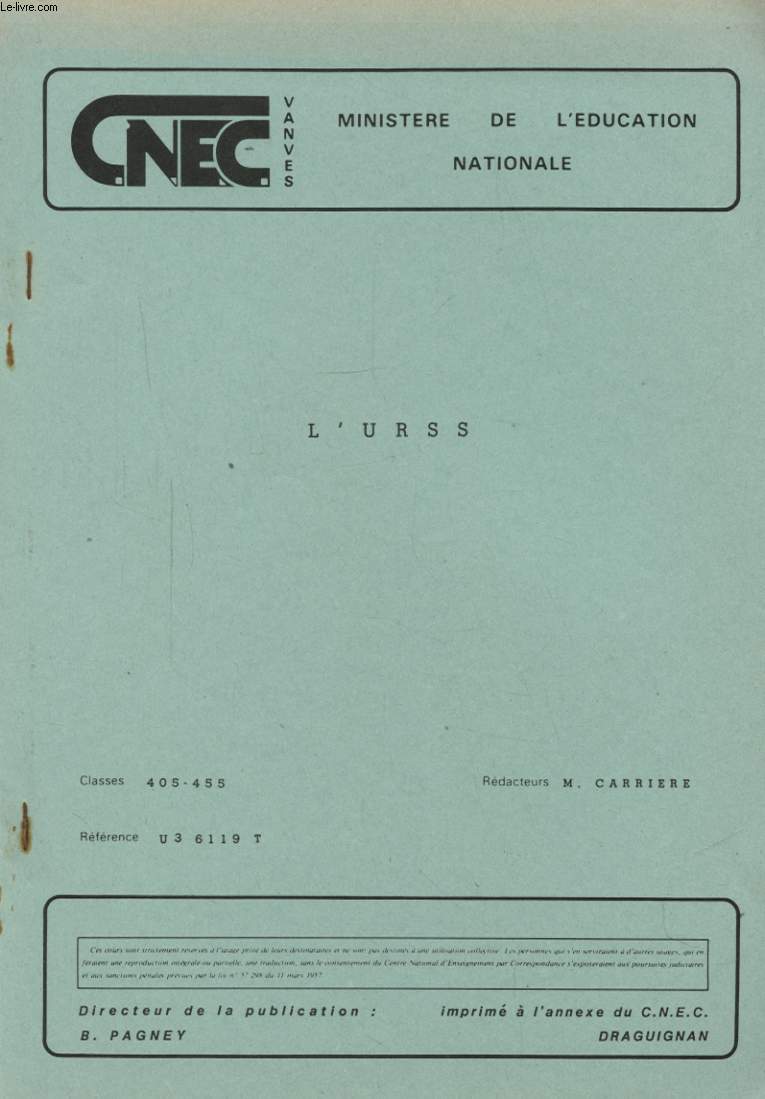 L U.R.S.S. CHAPITRE TROISIEME - LE KAZAKHSTAN