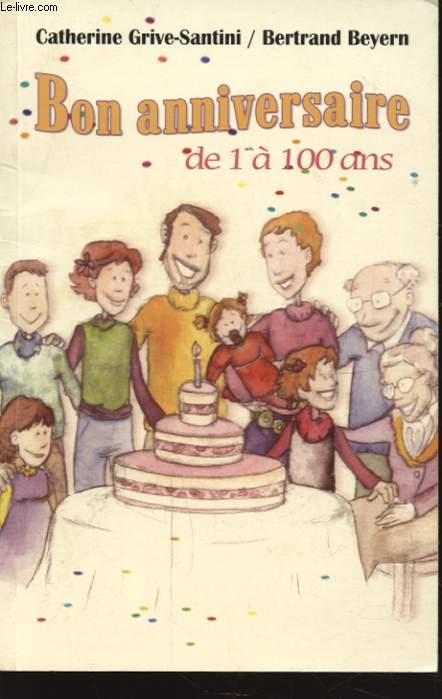 BON ANNIVERSAIRE DE 1  100 ANS