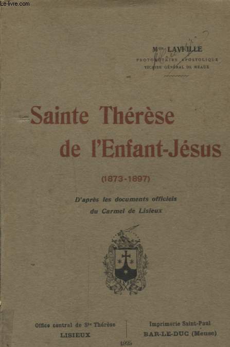 SAINTE THERESE DE L ENFANT JESUS 1873- 1897