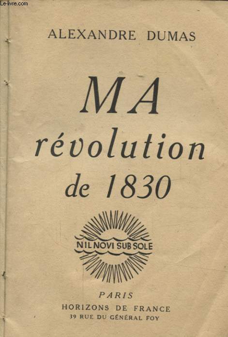 MA REVOLUTION DE 1830