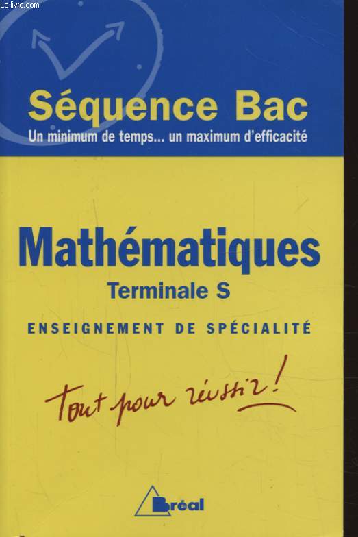 MATHEMATIQUES TERMINALE S ENSEIGNEMENT DE SPECIALITE