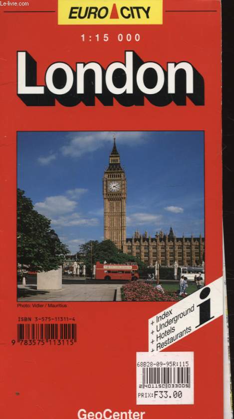 CARTE DEPLIANTE LONDON