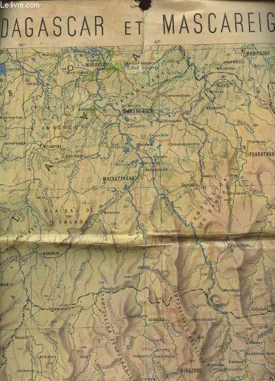 CARTE GENERALE MADAGASCAR ET MASCAREIGNES