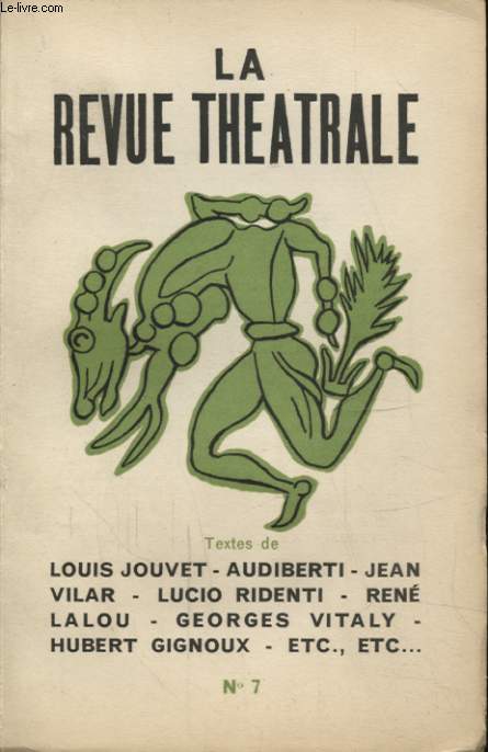 LA REVUE THEATRALE N7 : LA TRAGEDIE DU ROI RICHARD II - L HERITAGE DE PIRANDELLO ...