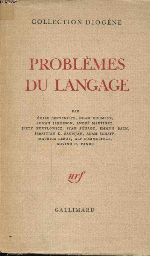PROBLEME DU LANGUAGE