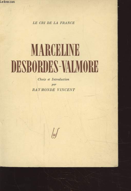 MARCELINE DESBORDES VALMORE