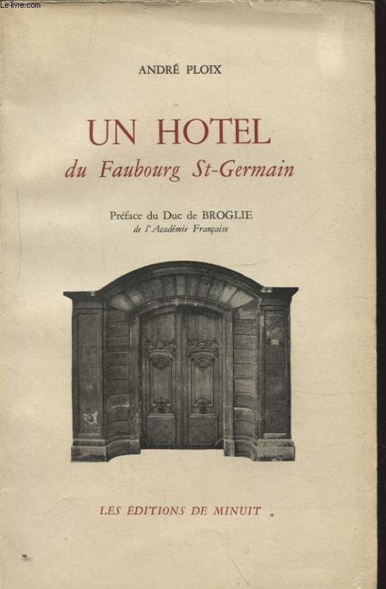 UN HOTEL DU FAUBOURG ST GERMAIN