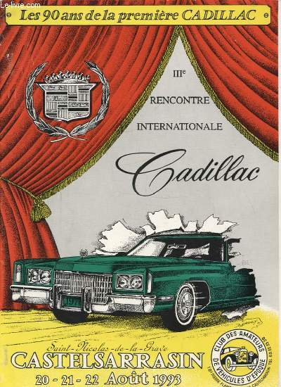 IIIe RENCONTRE INTERNATIONALE CADILLAC