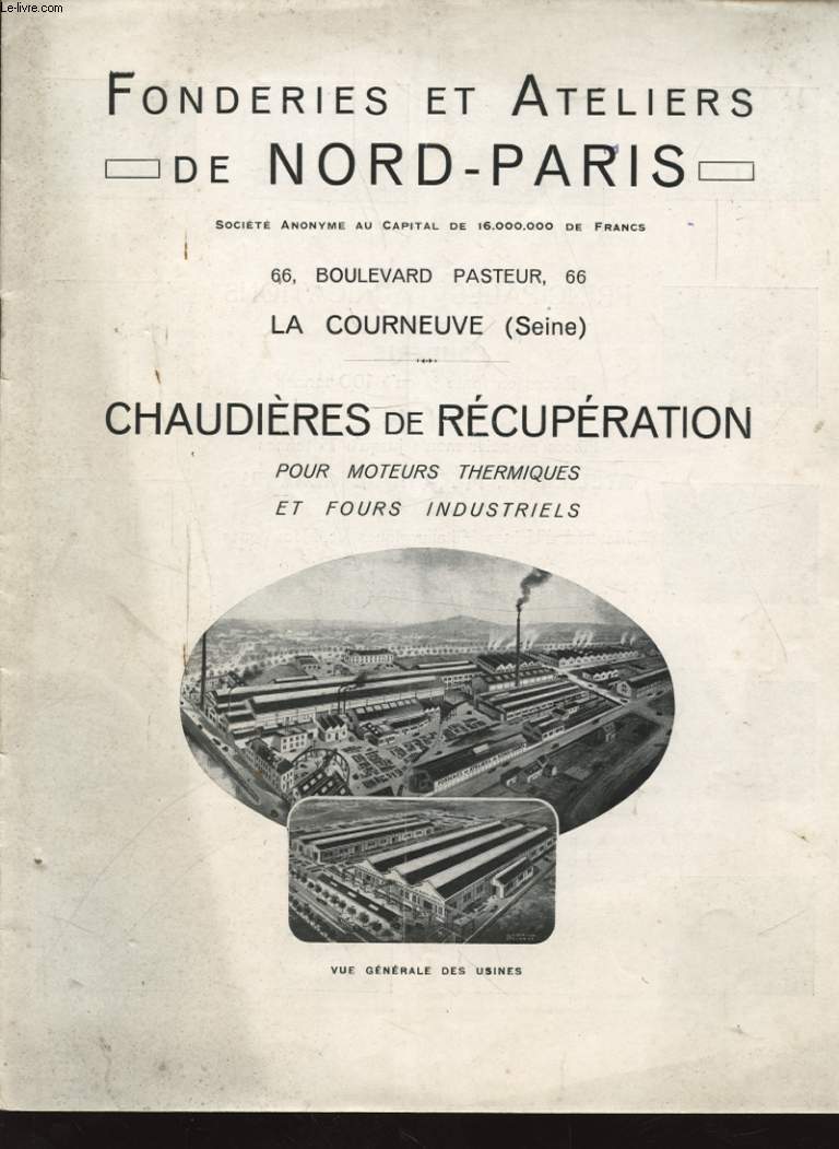 CHAUDIERES DE RECUPERATION POUR MOTEUR THERMIQUES ET FOURS INDUSTRIELS