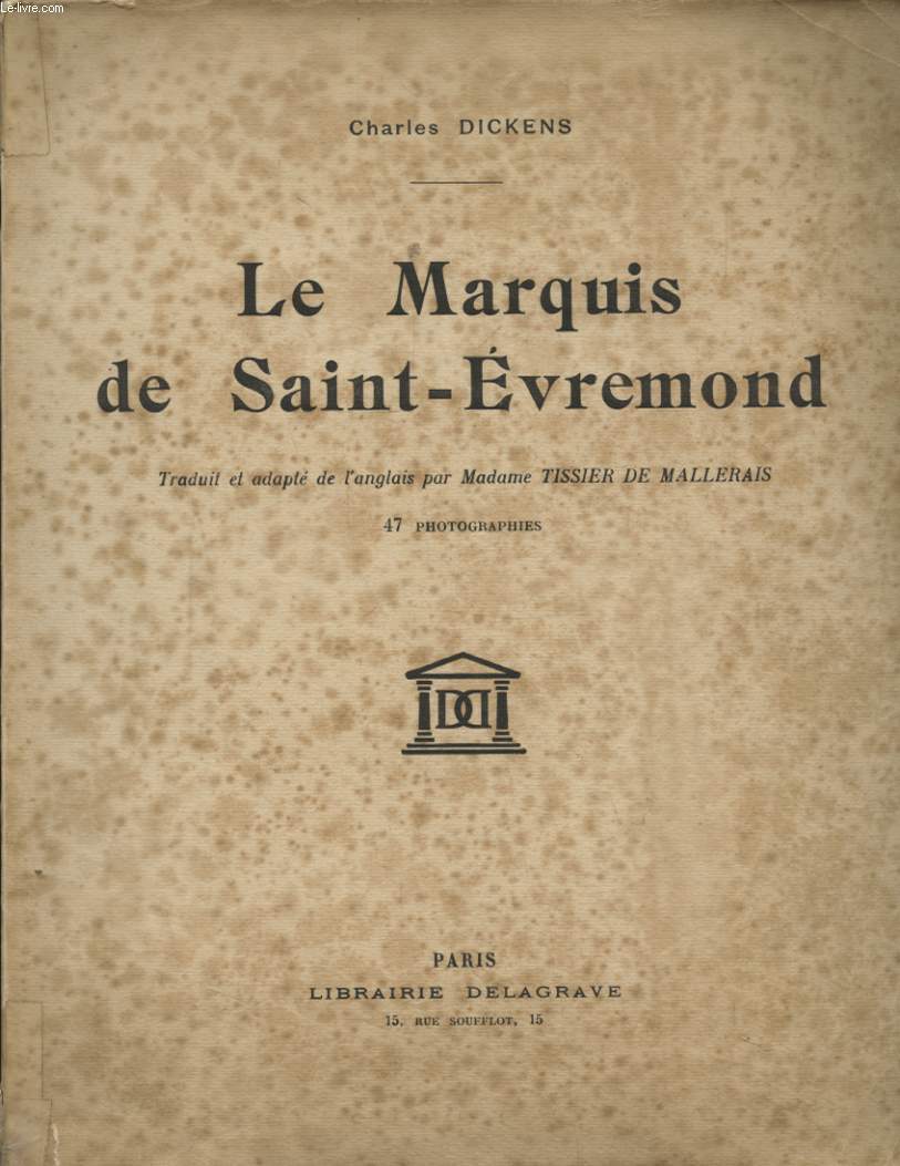 LE MARQUIS DE SAINT EVREMOND