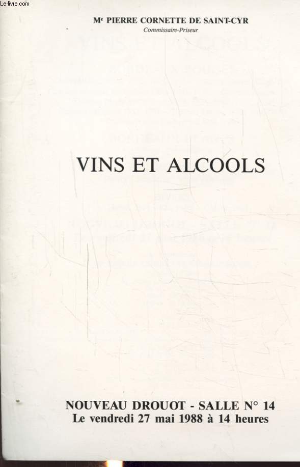 VINS ET ALCOOLS