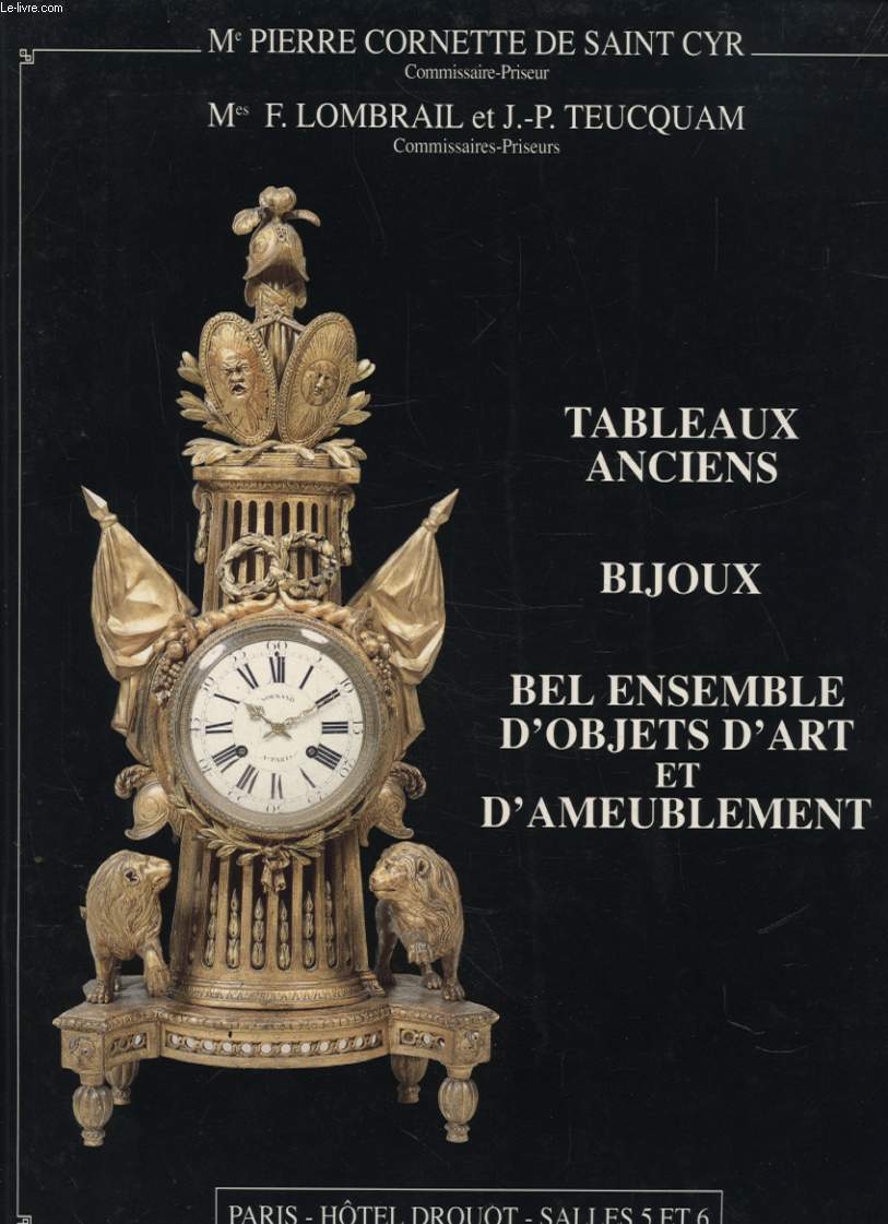 TABLEAUX ANCIENS BIJOUX BEL ENSEMBLE D OBJET DART ET D AMEUBLEMENT