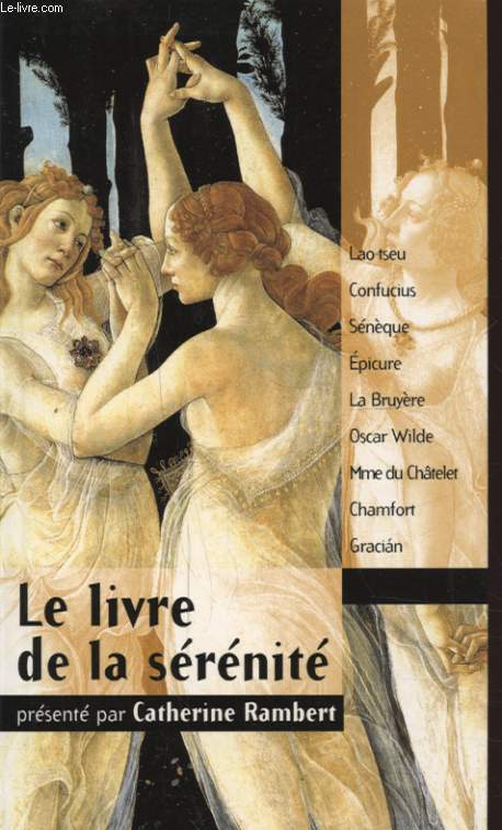 LE LIVRE DE LA SERENITE