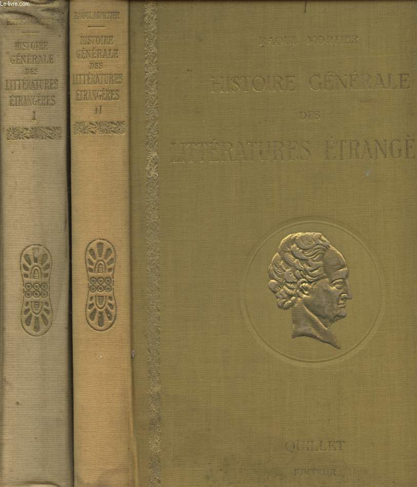 HISTOIRE GENERALE DES LITTERATURES ETRANGERES EN 2 TOMES