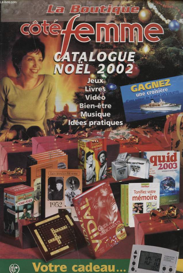 LA BOUTIQUE COTE FEMME CATALOGUE NOEL 2002
