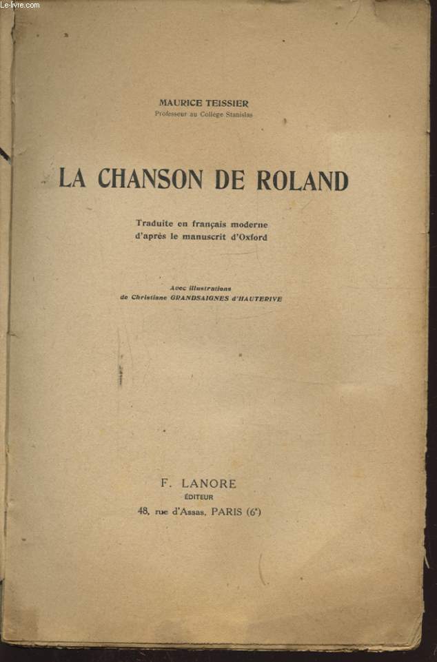 LA CHANSON DE ROLAND