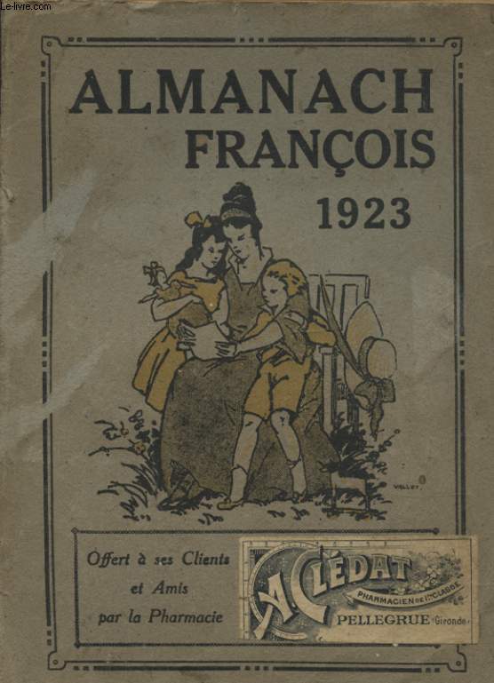 ALMANACH FRANCOIS 1923