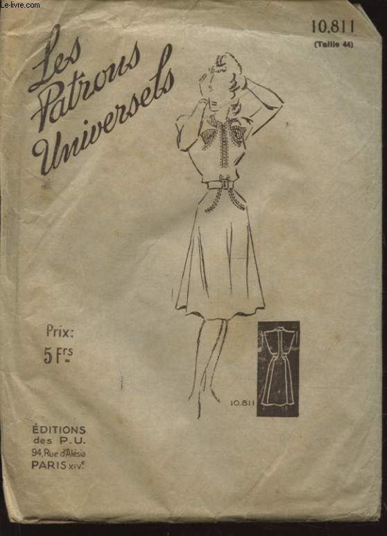 LES PATRONS UNIVERSELS 10.811 TAILLE 44