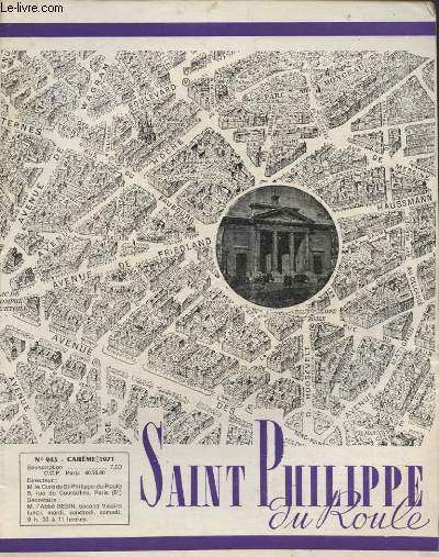 SAINT PHILIPPE DU ROULE N243 CAREME 1971