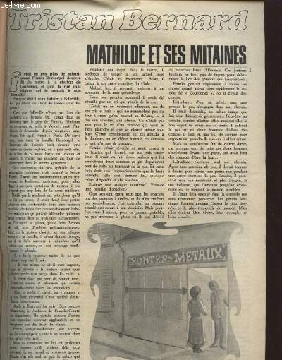 MATHILDE ET SES MITAINES