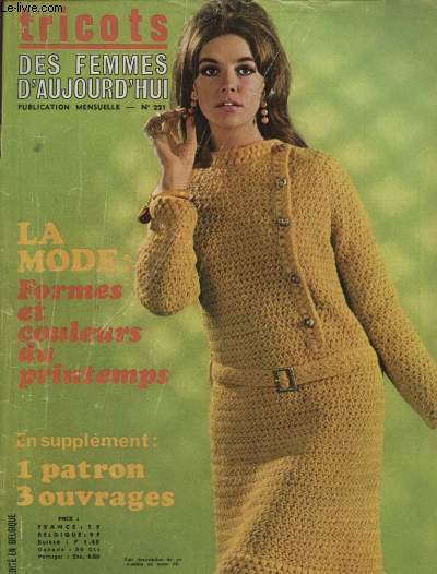 LES TRICOTS N221 : LA MODE FORMES ET COULEURS DU PRINTEMPS