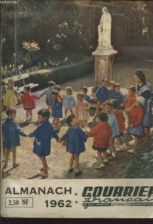 ALMANACH 1962 COURRIER FRANCAIS